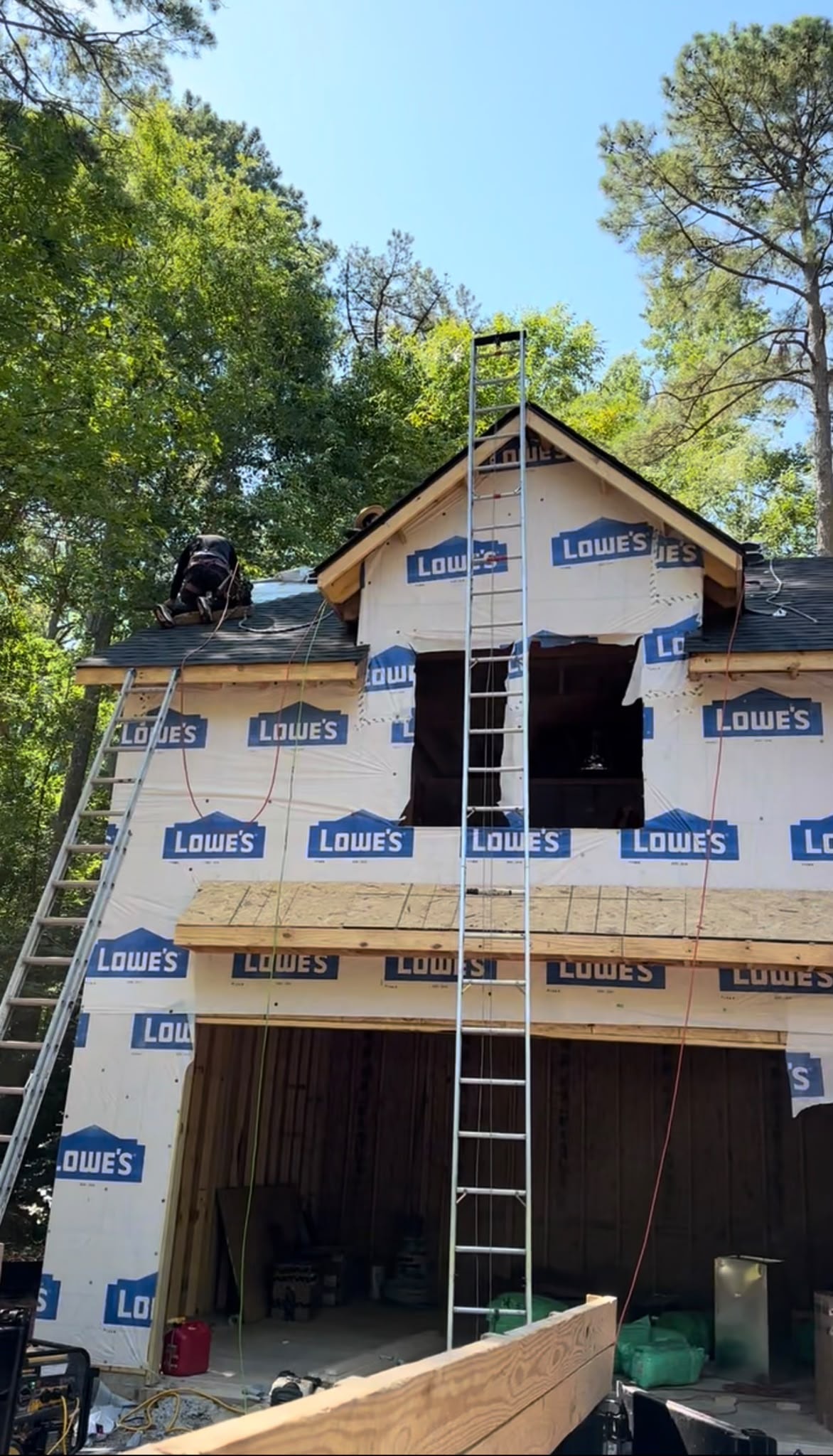 Sacred Fire — framing / build 01