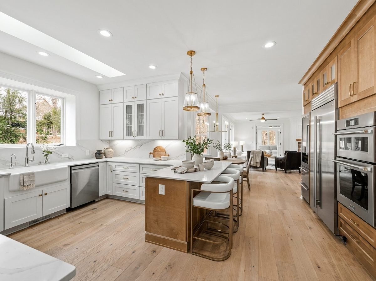 Kitchen renovation — custom cabinetry and interiors